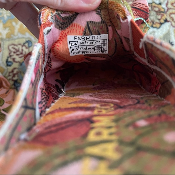 Farm Rio Summer Dream Slides Mules - Picture 4 of 10